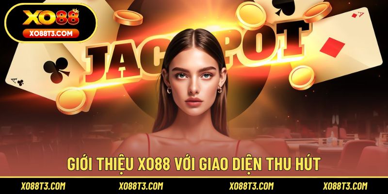 Hình ảnh giới thiệu XO88 với giao diện trang chủ hiện đại thu hút